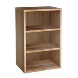 Module à 2 étagères, L 45 cm, finition chêne rustique