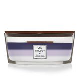 WoodWick Evening Luxe Trilogy Ellipse Bougie - Violet, Violette, Blanc