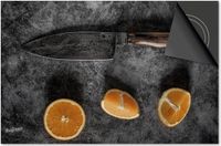 Dietrix Inductie Beschermer 60x52 - Groente en Fruit - Sinaasappels en mes