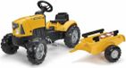 FALK SuperBuilder pedal tractor - opening hood and trailer - for children aged 2 to 5 years