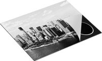 Chefcare Inductie Beschermer New York - Zwart Wit - 65x52 cm