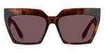 Etro 0001/s Lunettes de soleil femme Havane surdimensionnée violet 58mm