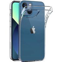 Phonillico® Hoesje voor iPhone 14 - Siliconengel TPU Transparant Zacht Bescherming Ultradun