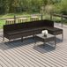 Maison Exclusive - Salon de jardin 6 pièces avec coussins, en rotin synthétique gris
