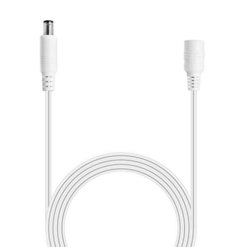 Wicked Chili 2,5 m DC-verlengkabel compatibel met Philips HUE Play Gradient Lightstrip TV Surround Light, verlengkabel voor voeding S020YM2400083, wit