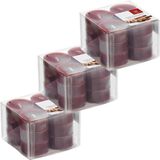 Trend Candles Bougies parfumées/Chafing dish candles - 36x - Parfum cannelle - 4 heures de combustion - Coupelle transparente
