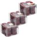 Trend Candles Bougies parfumées/Chafing dish candles - 36x - Parfum cannelle - 4 heures de combustion - Coupelle transparente