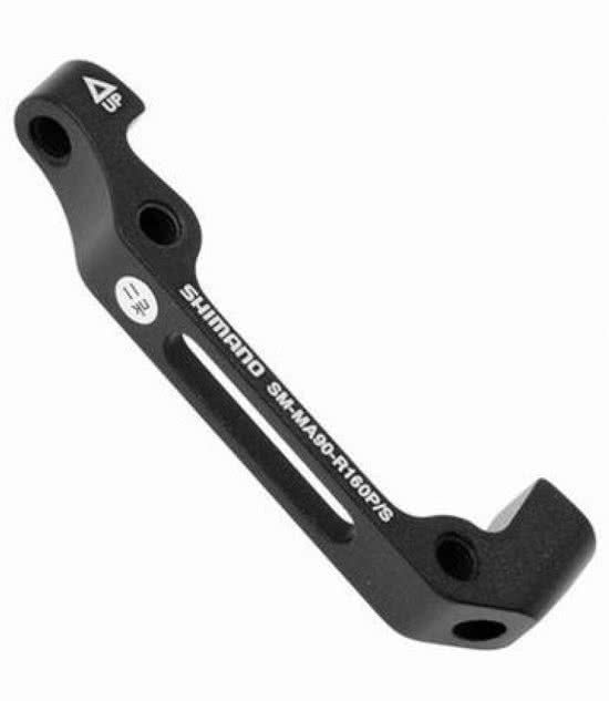 Shimano SM-MA90 PM/IS Adapter Achter 160mm, zwart