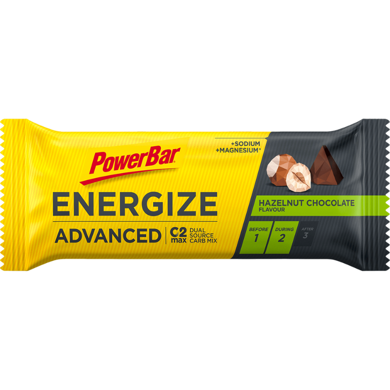 Powerbar Powerbar Energize Advanced Bar - 15 x 55 gr - Hazelnoot Chocolade