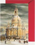 Olewinski & Tochter Frauenkirche Mini-adventskalender Dresden opklapkaart