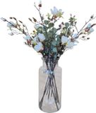 Hakbijl Glass Transparante Luxe Melkbus Vaas - 55 cm - Glas