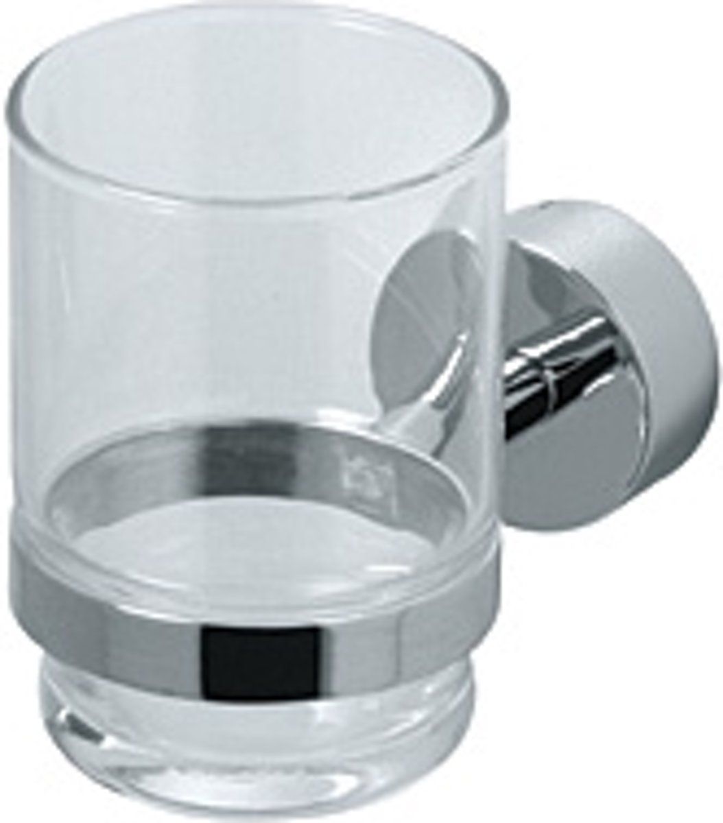 Plieger Murcia bekerhouder met glas chroom
