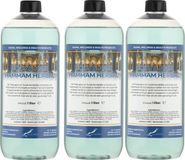 Claudius Cosmetics B.V. Body & Hair Hammam Herbal 1 liter - set van 3 stuks - 2 in 1 voor lichaam en haar.