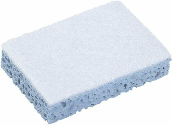 Spontex Viscose Schuurspons - 10 stuks - Blauw/Wit
