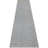 Sizal Tapis De Couloir Sion A5165a Mélange Tissé À Plat Gris Grey 80x250 cm