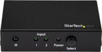 StarTech.com 2-Port HDMI Switch - 4K 60Hz - Black