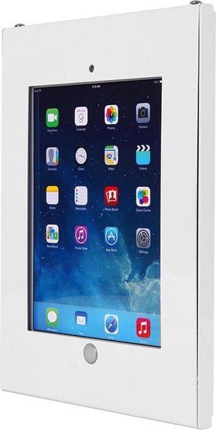 Maclean MC-676 Tablet Muurbeugel - VESA 100x100 - Anti-diefstal - Wit