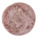 andiamo Zitkussen Cingoli - kunstbont stoelkussen als decoratie woonkamer of stoelkussen - gezellig zitkussen stoel decoratief kussen diameter 40 cm rond set van 4 oudroze