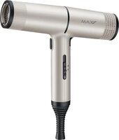 Max Pro Vento Haardroger 1400W - Inclusief Diffuser & Twee Mondstukken - Zilver