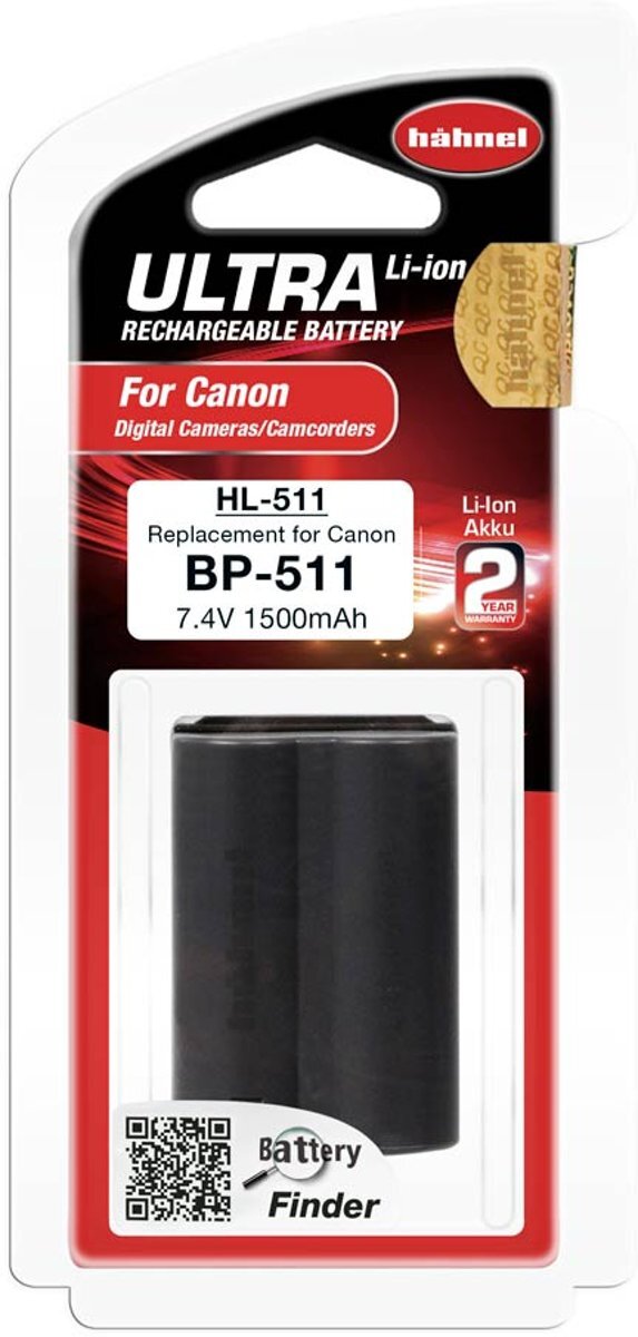 Hähnel HL-511 Ultra Li-Ion Accu voor Canon