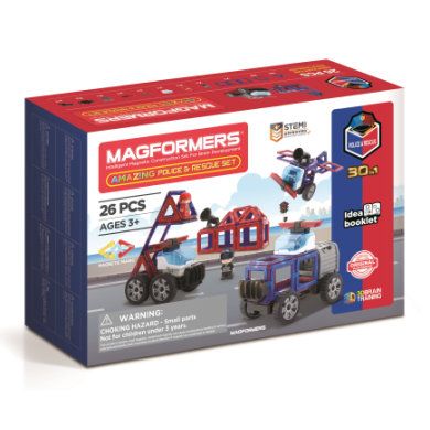Magformers Amazing Police & Rescue Set