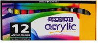 Daler-Rowney Graduate 22ml acrylverfset, 12 verschillende kleuren