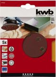 KWB schuurschijf Ø 125 mm - Korrel 320 - 5 stuks