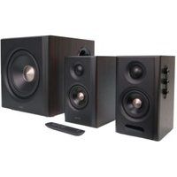 Edifier 2.1 Actieve Boekenplankluidsprekers S355DB - Draadloze 8" Subwoofer - 150W Tri-Amp Hi-Res - Bluetooth 6.0 LDAC - Walnootbruin