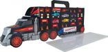 Dickie Toys Slimme autotransporter: de 62 cm lange vrachtwagen zorgt tegelijkertijd voor orde en veel speelplezier. Ideaal mee te nemen speelgoed voor reizen en uitstapjes! Incl. 9 metalen voertuigen