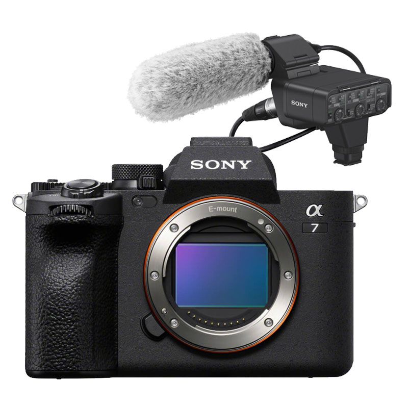 Sony Alpha 7 IV Mirrorless Camera with XLR Adapter Kit