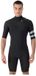 Hurley Advant 2/2 Mm Springsuit shorty à manches courtes et fermeture éclair dans le dos noir S homme