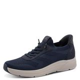 Jana Jana Dames Sneaker Low Vegan 8-23777-46 Sneakers voor dames, Navy Blauw, 36 EU