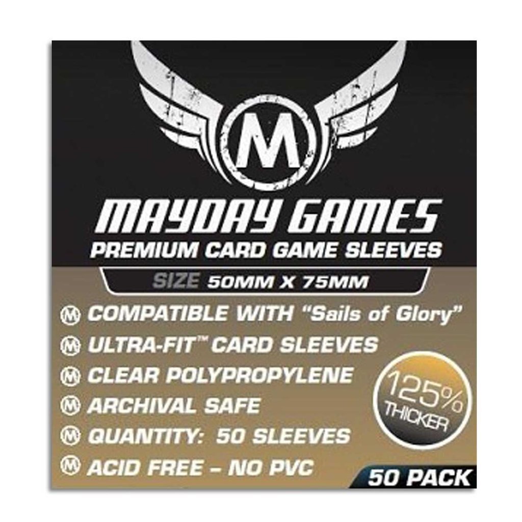 Mayday Games Sleeves Premium Custom 50x75 mm