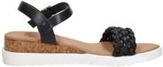 Sub55 Schuurman-Schoenen SUB55 Sandalen Hak Sandalen Hak - Zwart - Maat 36