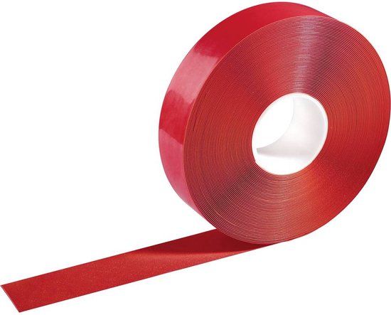 Durable 102103 Vloermarkeringstape Duraline - 30m x 50mm - Rood - 1 stuk