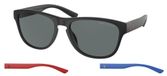 Polo Ralph Lauren Ph 4180u Lunettes de soleil unisexe noir carrées gris 56mm polarisées