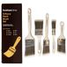 Furniture Clinic Set van 5 schilderkwasten voor professioneel of doe-het-zelf schilderen en decoreren, plat, hoekgeslepen, 38 mm, 50 mm, 60 mm voor glanzende verf, emulsie, lak en