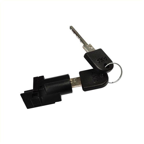 Axa Accuslot E-Bike, Shimano E8035 tube - Zwart