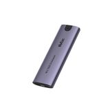 Netac WH51 M.2 NVMe/SATA SSD-behuizing Paars