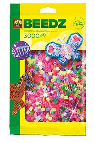 SES Creative Mix Strijkkralen 3000 Glitter