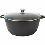Slowcooker Baumalu Kookpot met Deksel Zwart Ø 32 cm 10 L