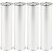 cyclingcolors 4 x meubelpoten Ø 50 mm hoogte 150 mm van aluminium met verstelling 7 mm universeel voor sofa kast keuken badkamer chroom mat