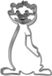 Städter Meerkat Embossing Cookie Cutter, 10.5cm