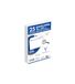 Clairefontaine 9811C - Pak 25 Witte Enveloppen 90x140 - Zelfklevend