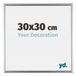yd. Cadre photo 30x30 cm Plastique Argent Bordeaux