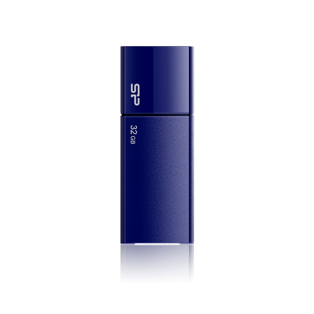 Silicon Power Ultima U05 32GB USB 2.0 Flash Drive - Blue