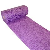 Deko AS GmbH Dekolor® - Tafel Runner - Tafeldecoratie - Lotus Effect - Rozen - Paars - 300 mm Breedte - 5 m Rol