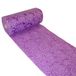 Deko AS GmbH Dekolor® - Tafel Runner - Tafeldecoratie - Lotus Effect - Rozen - Paars - 300 mm Breedte - 5 m Rol