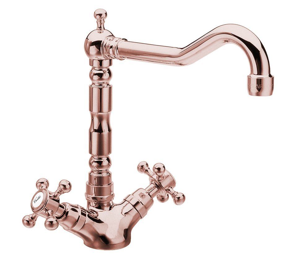 Reitano Rubinetteria ANTEA Retro Keukenmengkraan - Roze Goud - 8590913859175