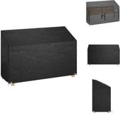 vidaXL Tuinbankhoes met 8 oogjes 190x70x70/88 cm polyetheen